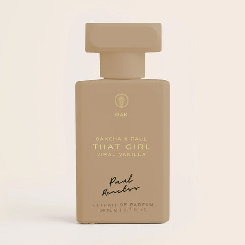 a bottle of perfume on a white background